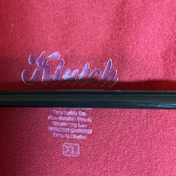 Klutch Vibrant Red Arkansas Razorbacks Quarterback in Training Maternity Tank - Picture 6 of 6